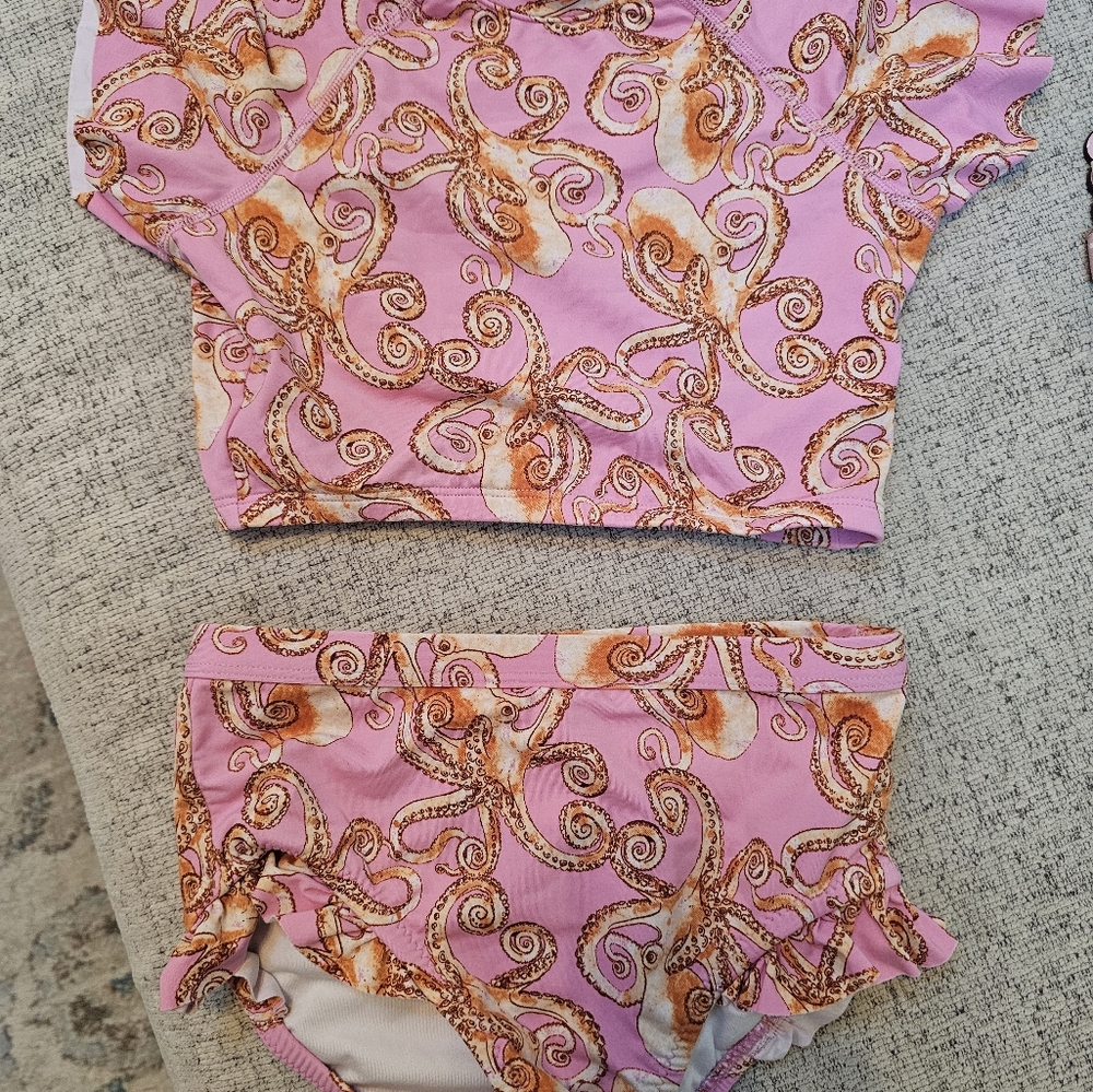 Garnet Hill Girls Swim Suit 2 piece 6/7